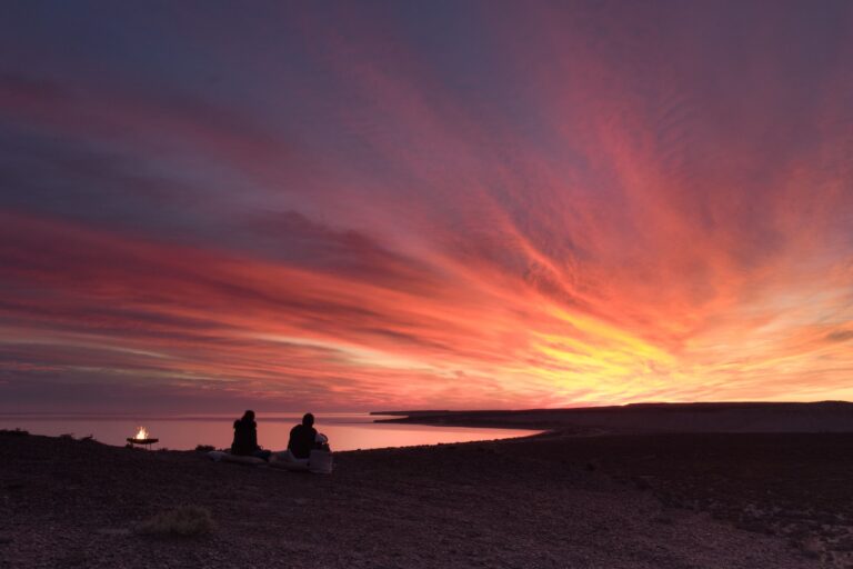 Sunrise in Patagonia for the Privileged