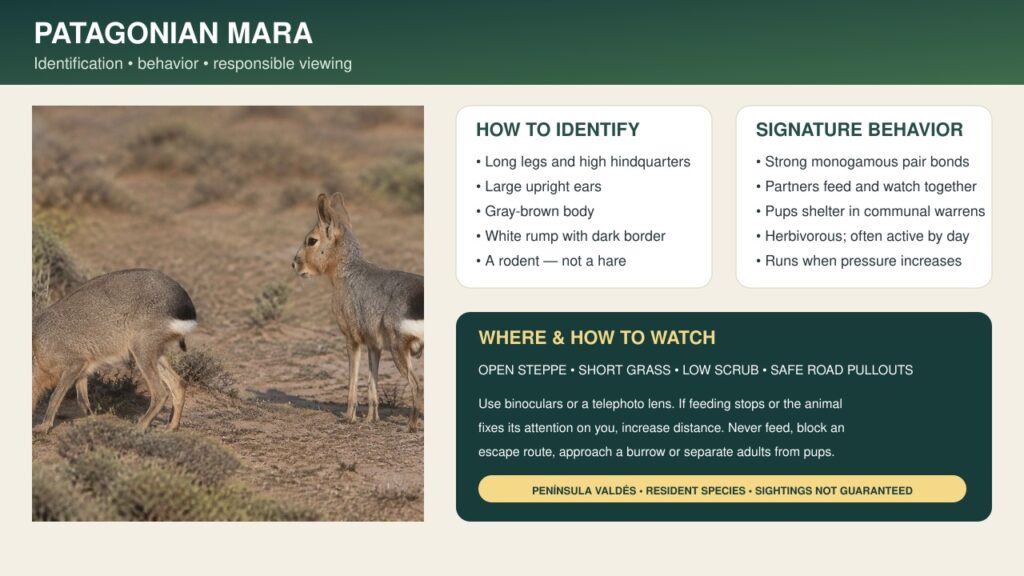 Patagonian Maras in Peninsula Valdes